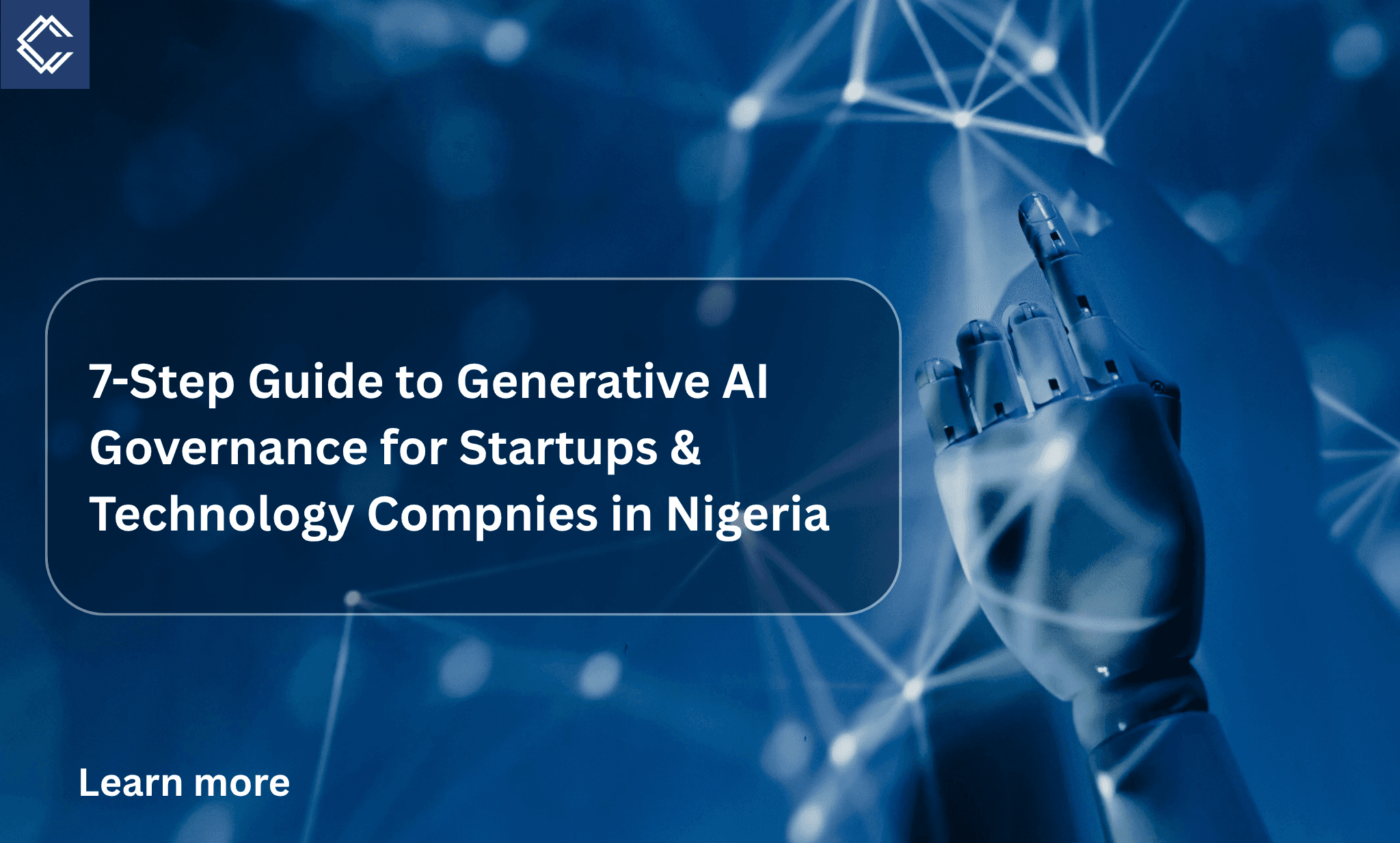 Generative AI governance framework for startups and technology companies in Nigeria showing compliance steps